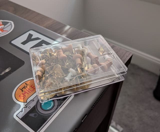 Before: Product photo with poor lighting and cluttered background